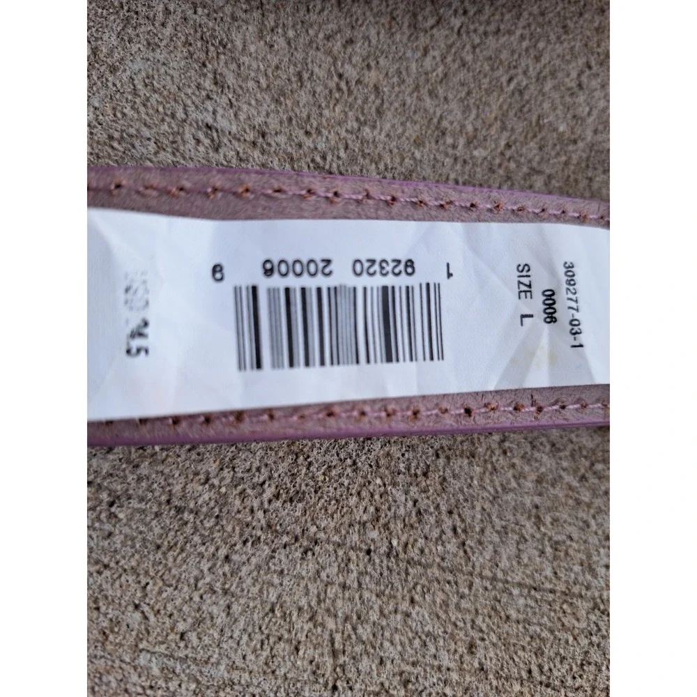 GAP Women's Suede Leather Light Pink  Belt  Large 44 Inches